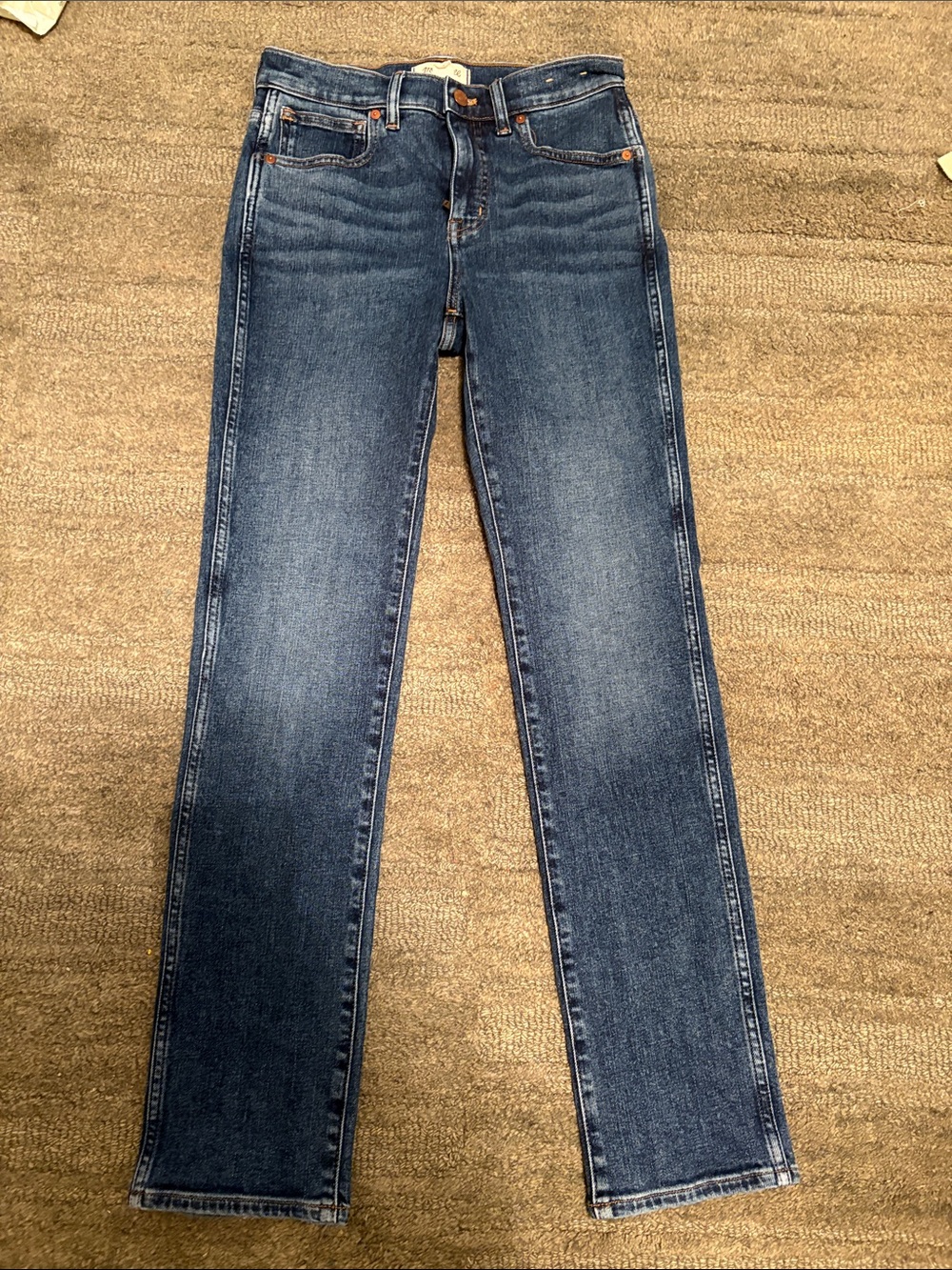 Madewell mid-rise stovetop jeans 27